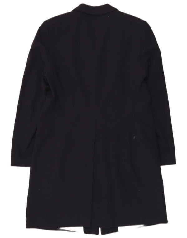 Cappotto Marks & Spencer da donna vestibilità standard UK 12 medio blu navy
