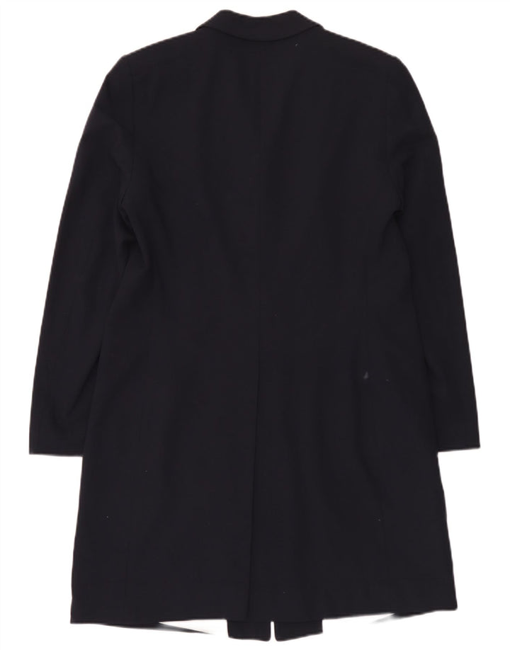 Cappotto Marks & Spencer da donna vestibilità standard UK 12 medio blu navy