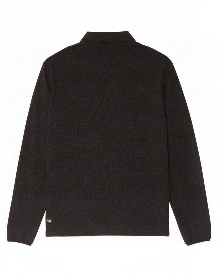 Calvin Klein - Tuta da uomo pullover con zip e collo, grande, in poliestere grigio