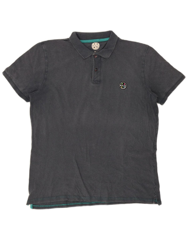 Polo da uomo Maui and Sons XL in cotone grigio