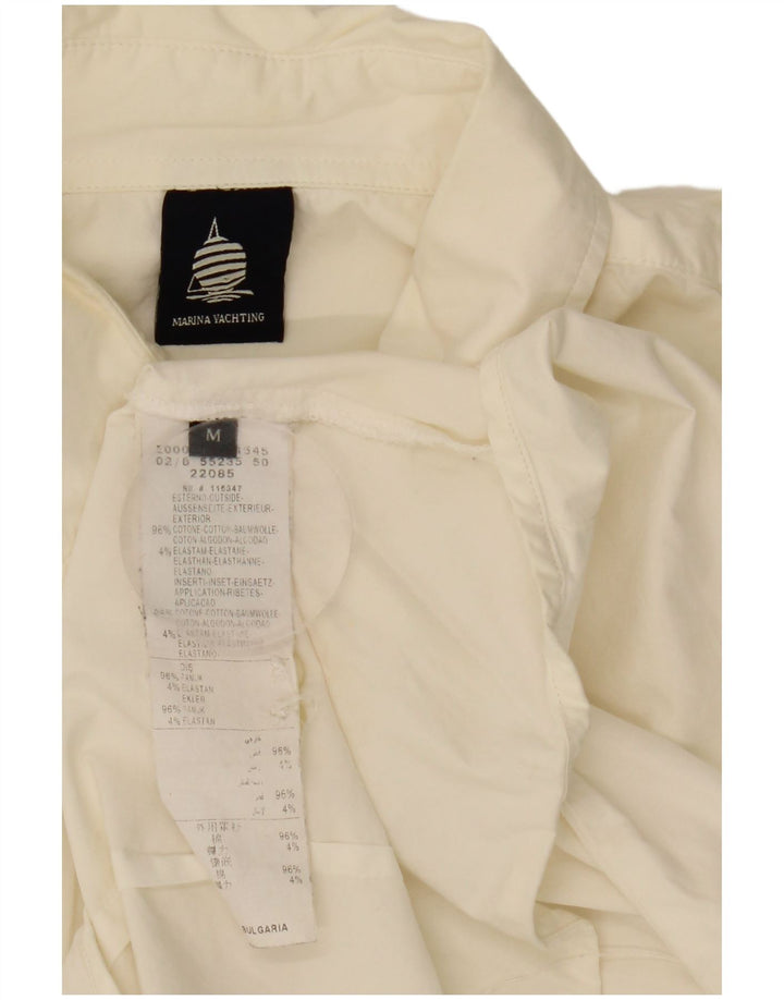 Camicia da donna Marina Yachting UK 14 Cotone bianco sporco medio