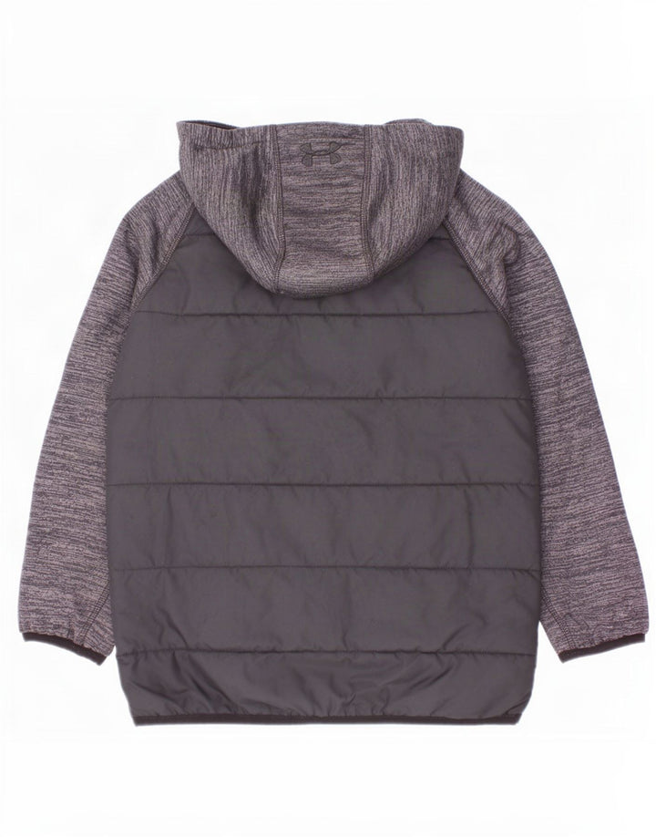 Giacca da ginnastica con cappuccio da ragazzo Under Armour 7-8 anni piccola nera