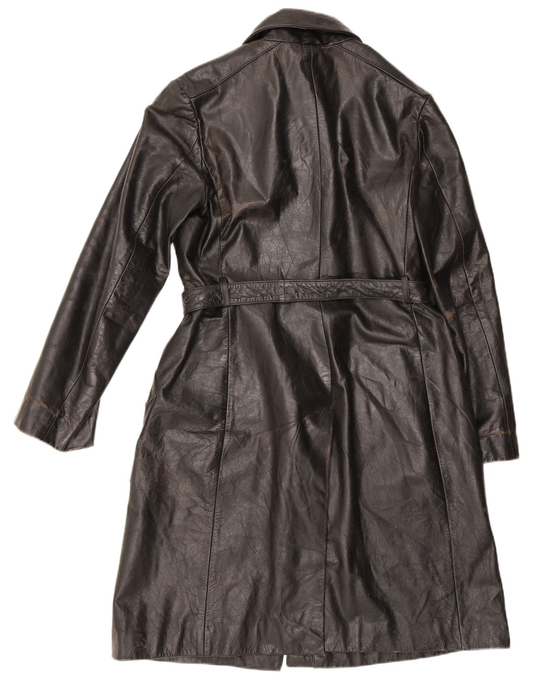 Cappotto In Pelle Donna Conbipel IT 48 XL Pelle Nera