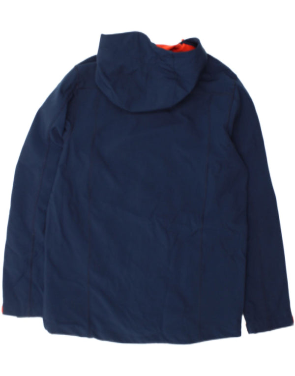 Giacca a vento con cappuccio da uomo Mountain Warehouse UK 38 Medium Blu Navy