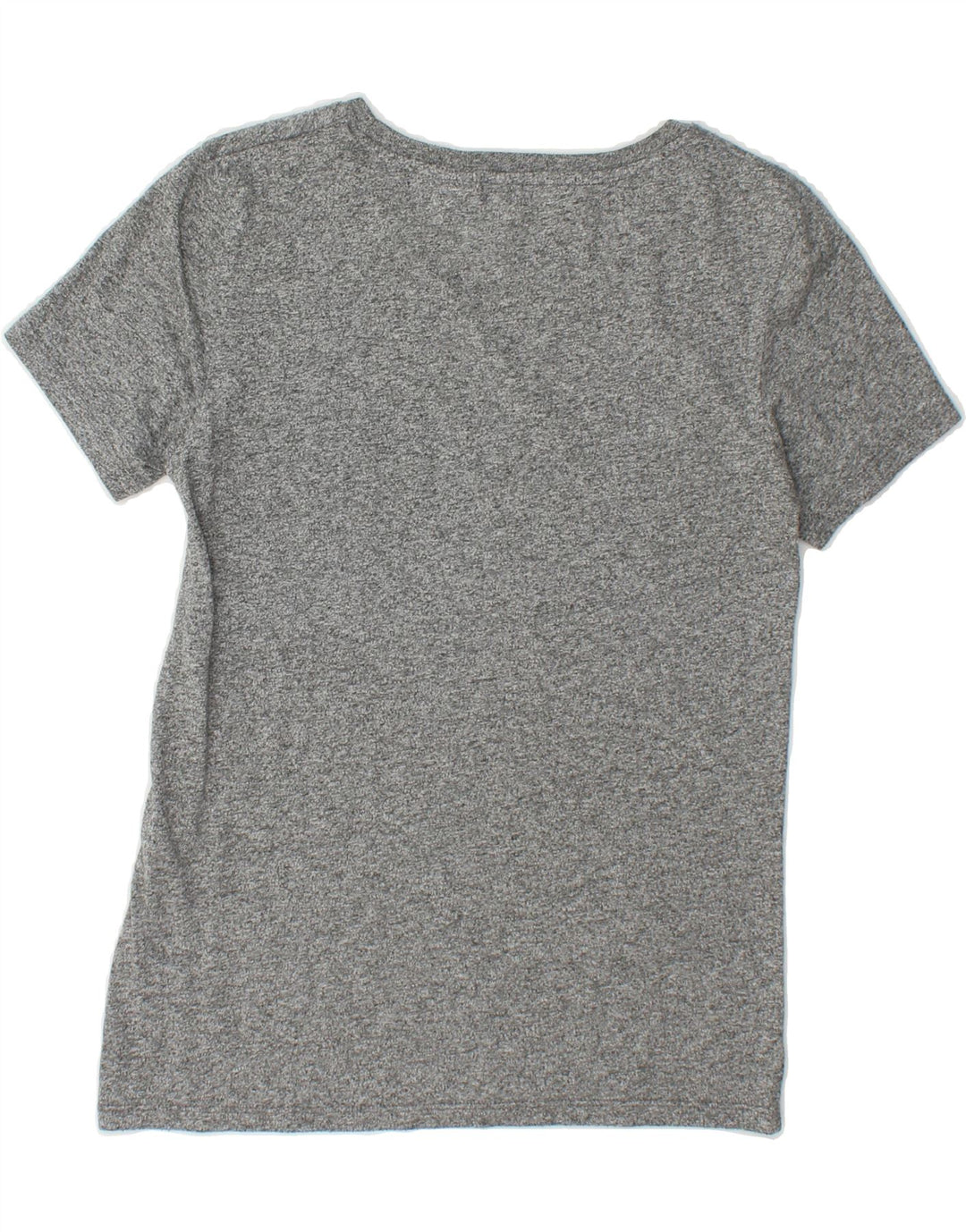 LEVI'S Womens Graphic T-Shirt Top UK 6 XS Grey Flecked Polyester Vintage Levi's and Second-Hand Levi's from Messina Hembry 