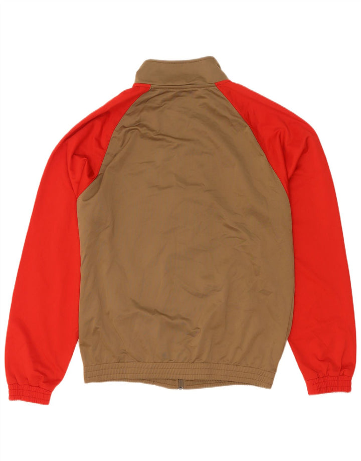Giacca da ginnastica da uomo Fila, grande, in poliestere color block beige
