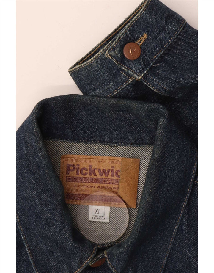 Giacca di jeans da uomo Pickwick UK 42 XL Cotone blu navy