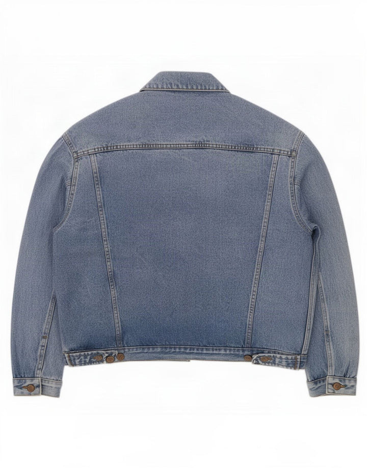 Giacca di jeans vintage da uomo UK 40 grande blu