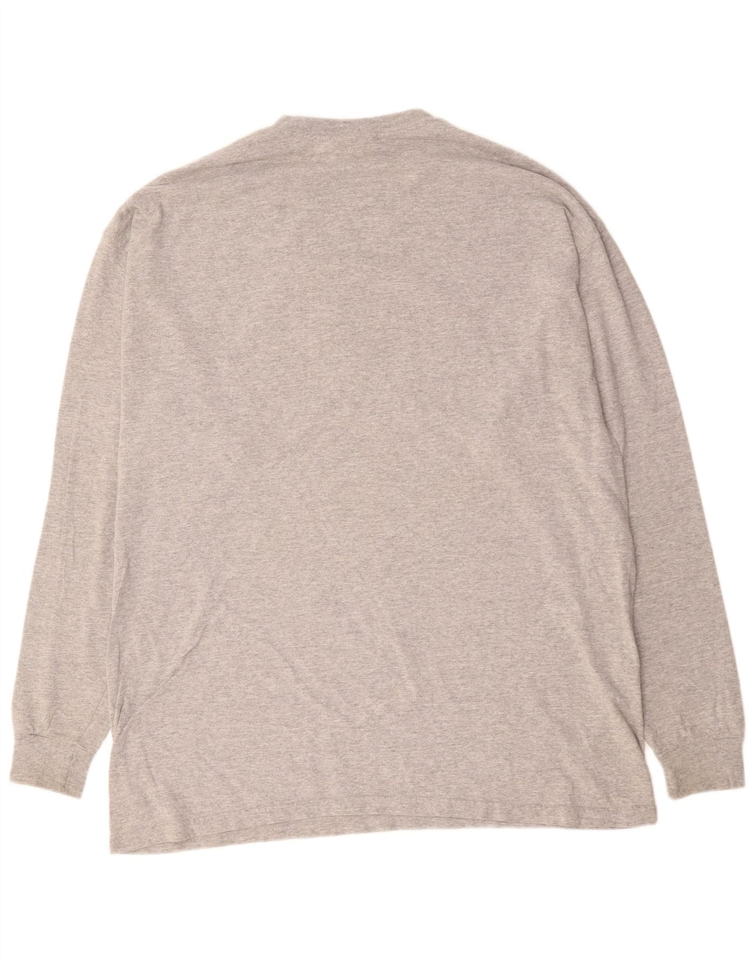 PUMA Maglietta grafica da uomo a maniche lunghe XL in cotone grigio