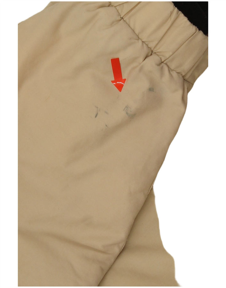 Giacca a vento con cappuccio da uomo Fila UK 36 piccola in cotone beige