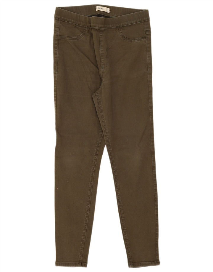 Jeans Jeggings da donna Marks & Spencer UK 12 MediumW30 L26 Cotone kaki