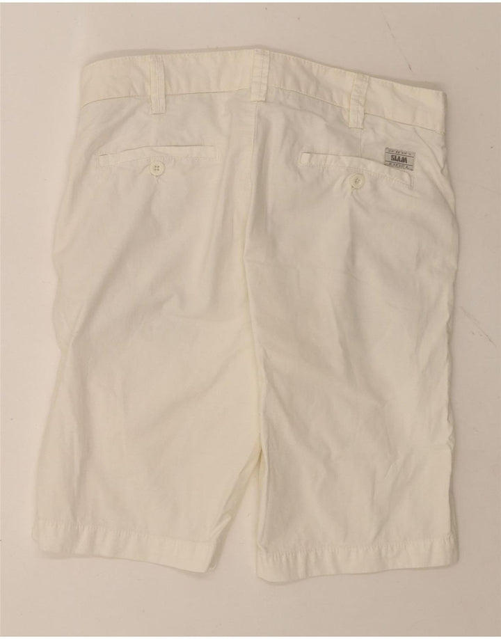 Pantaloncini chino da uomo Slam IT 46 piccoli W29 cotone bianco