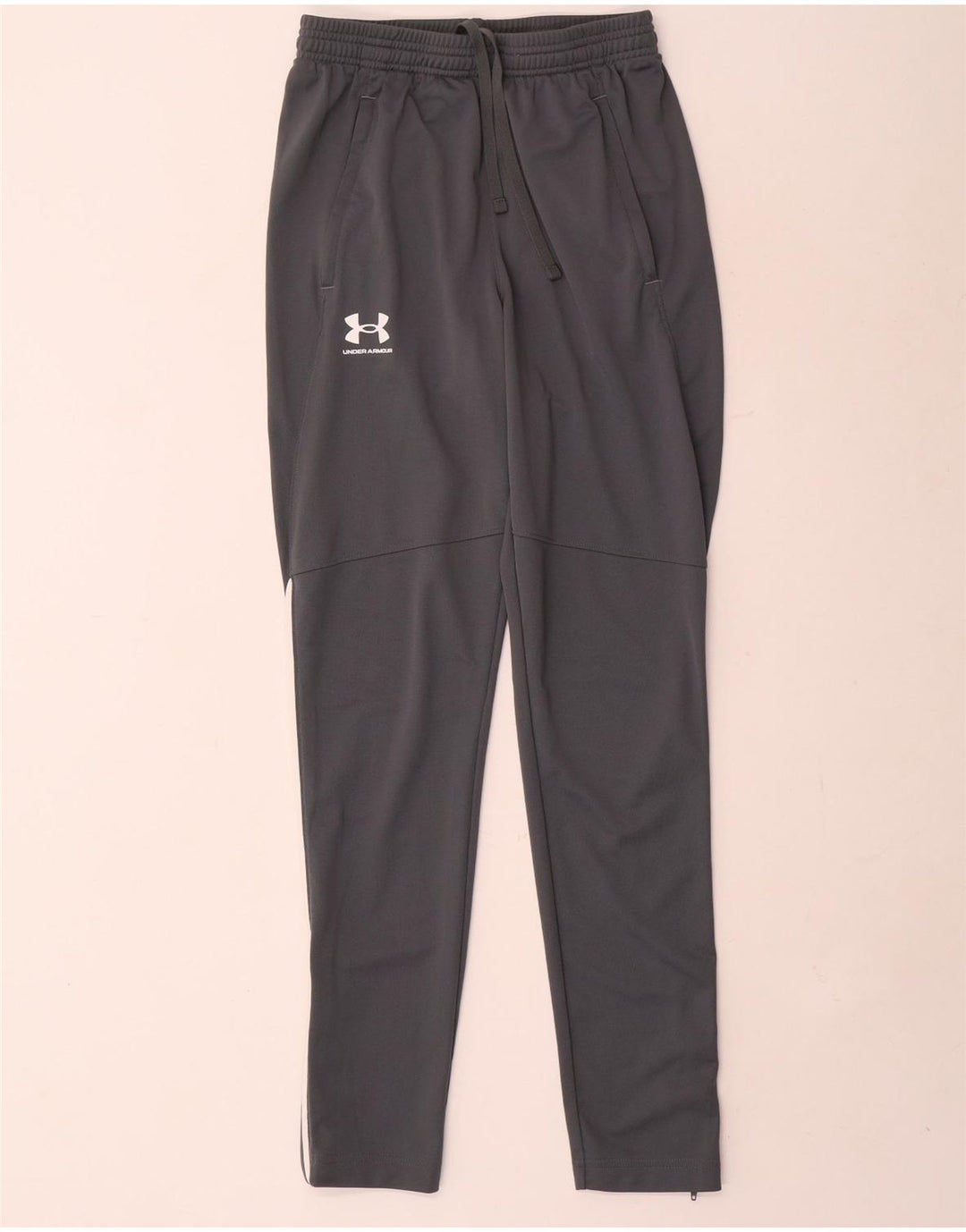 Pantaloni da tuta aderenti da uomo Under Armour piccoli grigi