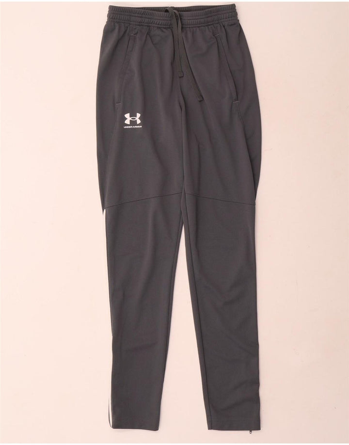Pantaloni da tuta aderenti da uomo Under Armour piccoli grigi