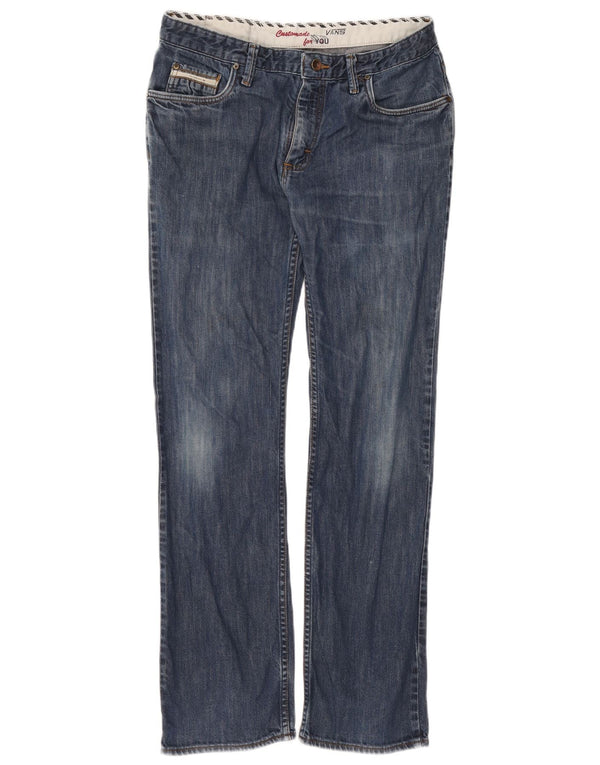 Jeans dritti da uomo Vans W32 L32 cotone blu
