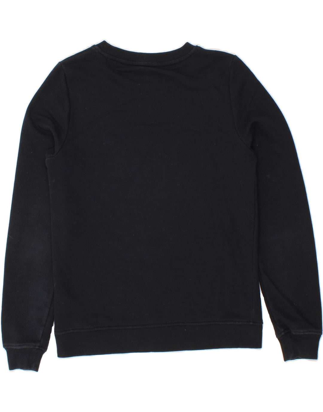 TOMMY HILFIGER Womens Graphic Sweatshirt Jumper UK 10 Small Navy Blue Vintage Tommy Hilfiger and Second-Hand Tommy Hilfiger from Messina Hembry 