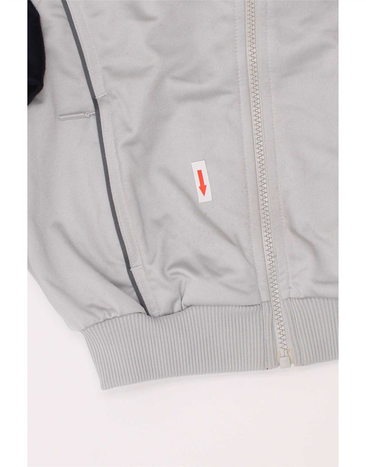 Giacca da ginnastica grafica da ragazzo Adidas 7-8 anni Blu navy Colourblock