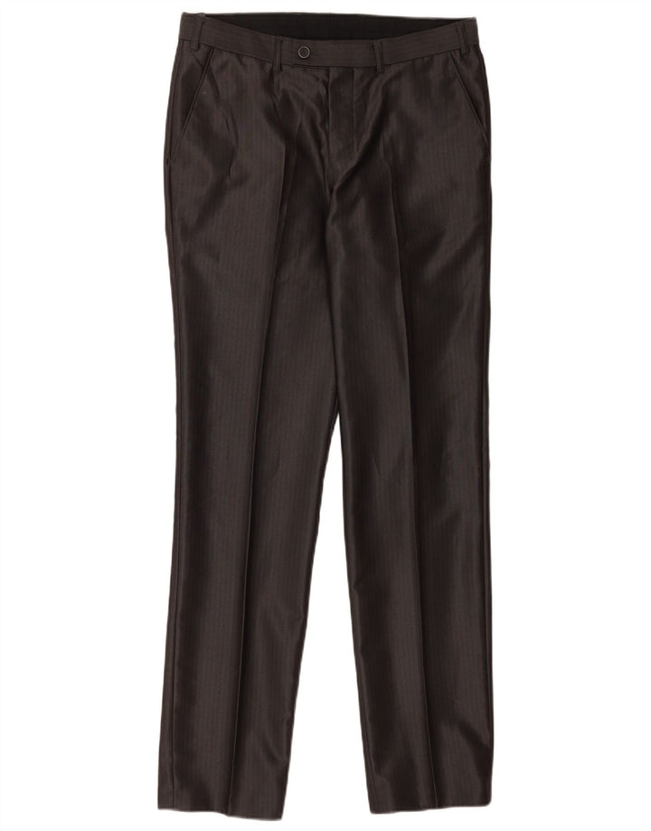 Pantaloni da Abito Dritti da Uomo Angelo Litrico IT 48 Medio W32 L33 Grigio