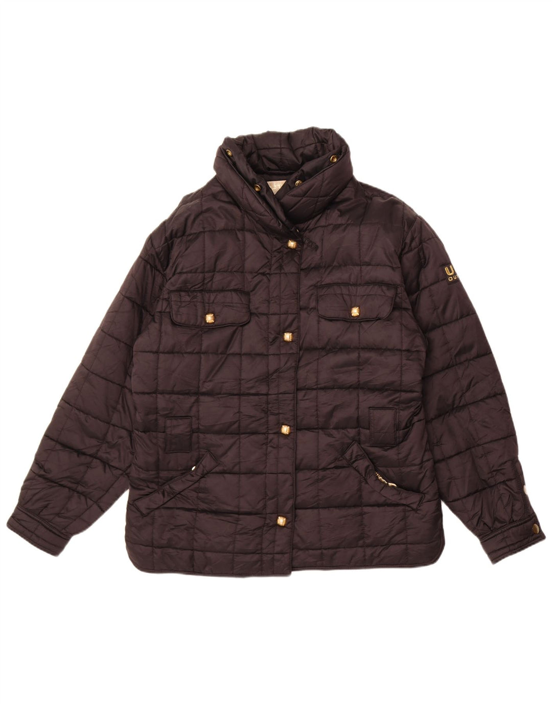 Giacca imbottita da donna Outrage UK 12 poliestere nero medio