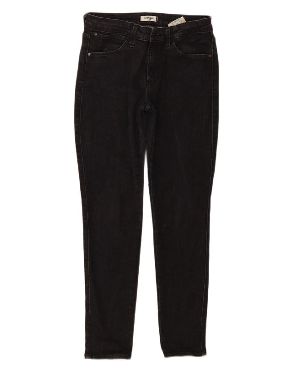 Wrangler Womens Skinny Jeans W28 L26 Black Cotton