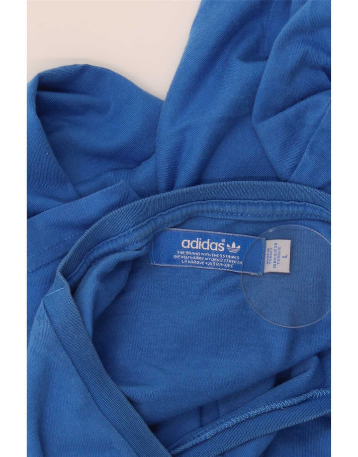 Maglietta grafica da uomo Adidas Top grande blu