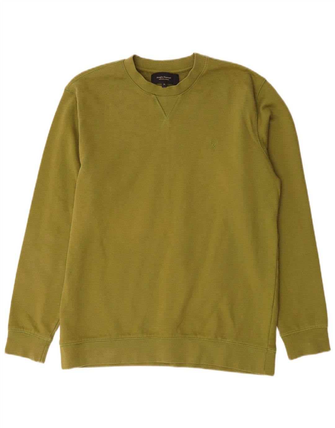 Felpa da uomo Douglas Hayward maglione XL cotone kaki