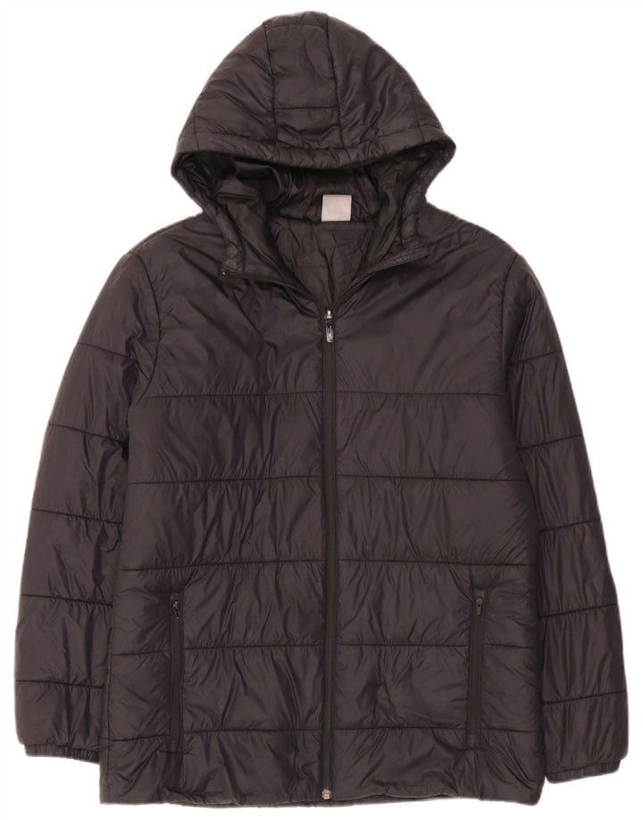 Giacca imbottita con cappuccio da uomo Puma UK 38 nylon nero medio