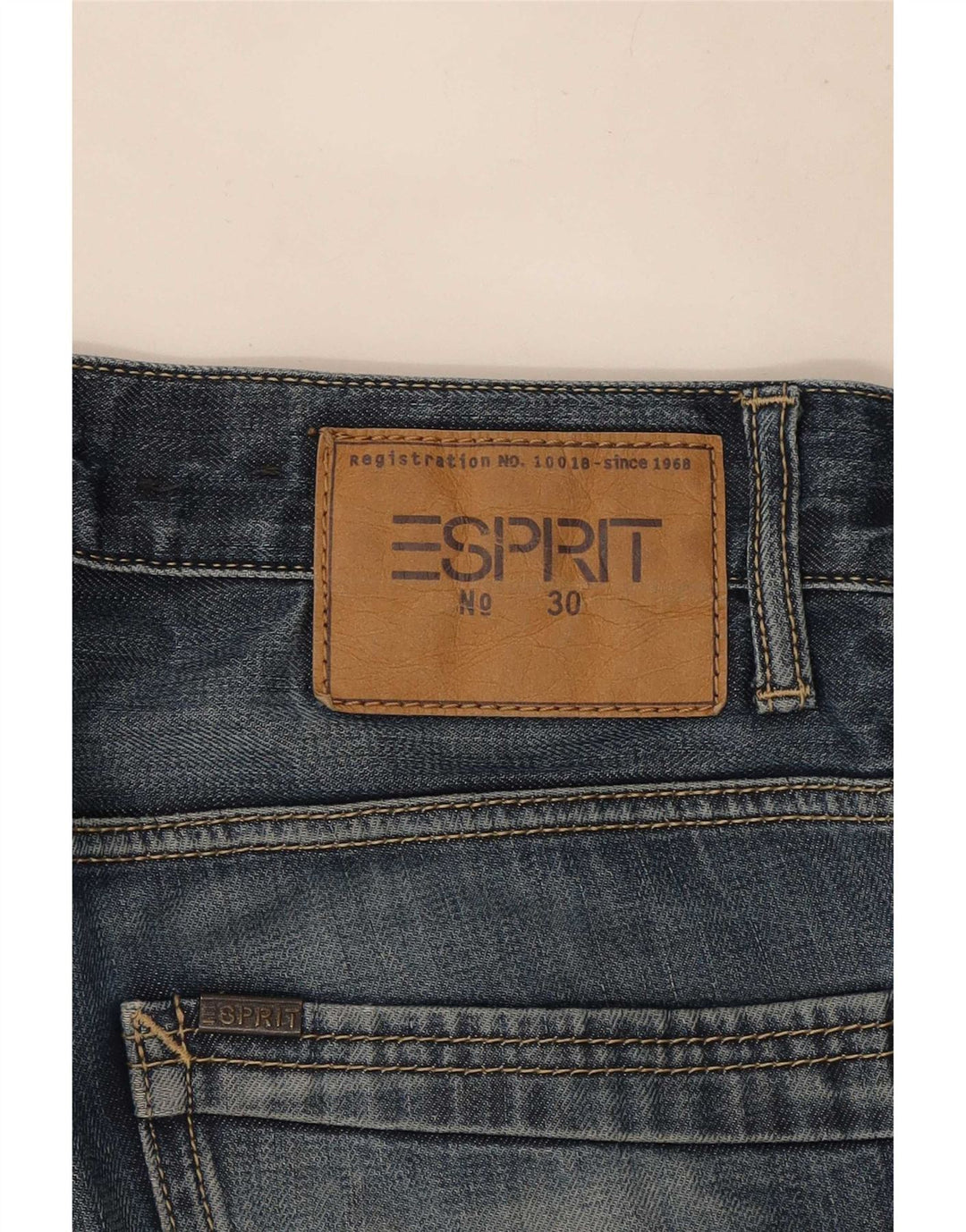 Jeans dritti da donna Esprit W30 L32 cotone blu navy