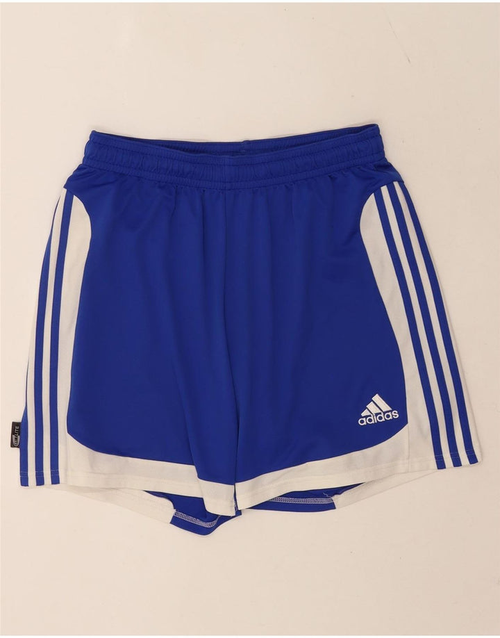 Pantaloncini sportivi Adidas Clima 365 da uomo di grandi dimensioni in poliestere color block blu