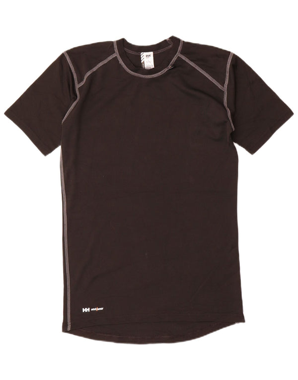 T-shirt unisex da uomo Helly Hansen Top IT 52/54 Large Black Sports