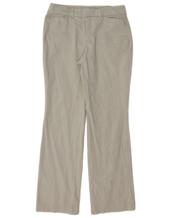 DOCKERS Pantaloni casual vestibilità ideale da donna US 6 Medium W28 L30 Beige
