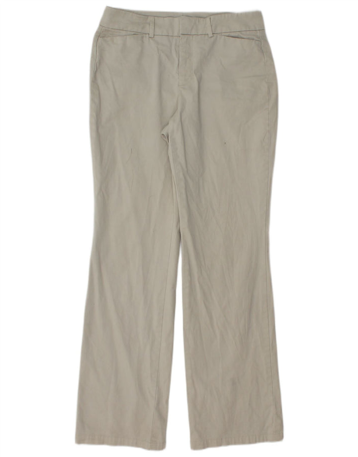 DOCKERS Pantaloni casual vestibilità ideale da donna US 6 Medium W28 L30 Beige