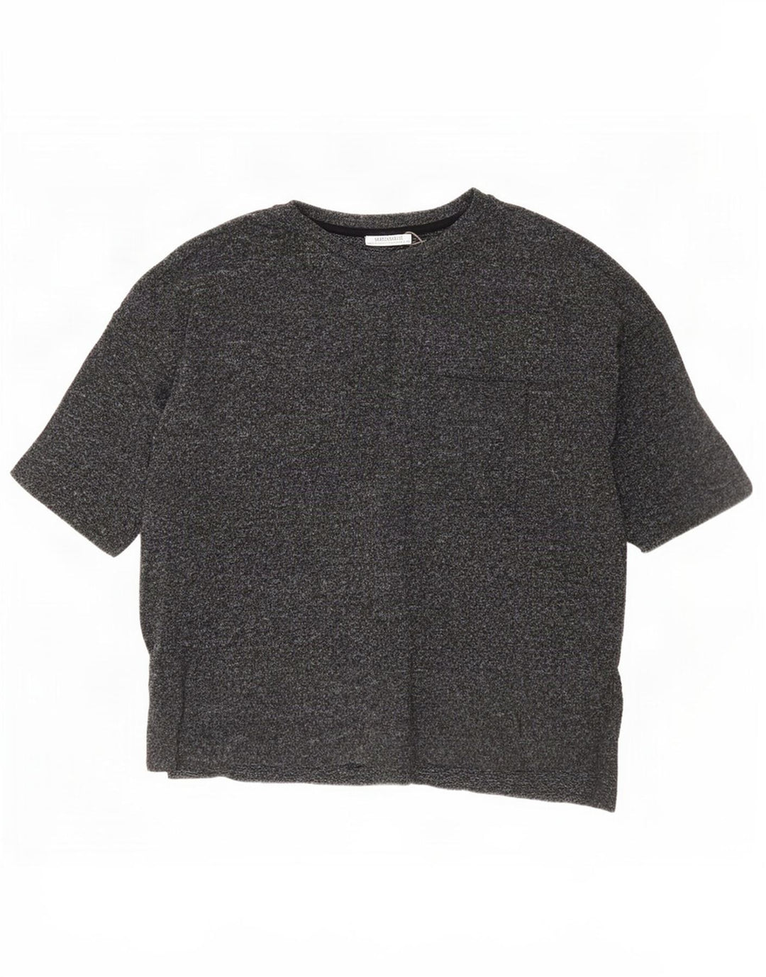 T-shirt Zara Trafaluc da uomo piccola grigia chiazzata
