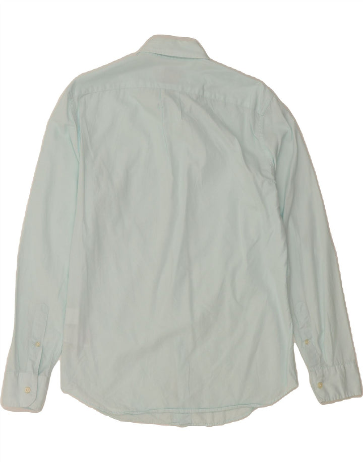 J. CREW Mens Slim Shirt Small Turquoise Cotton Vintage J. Crew and Second-Hand J. Crew from Messina Hembry 