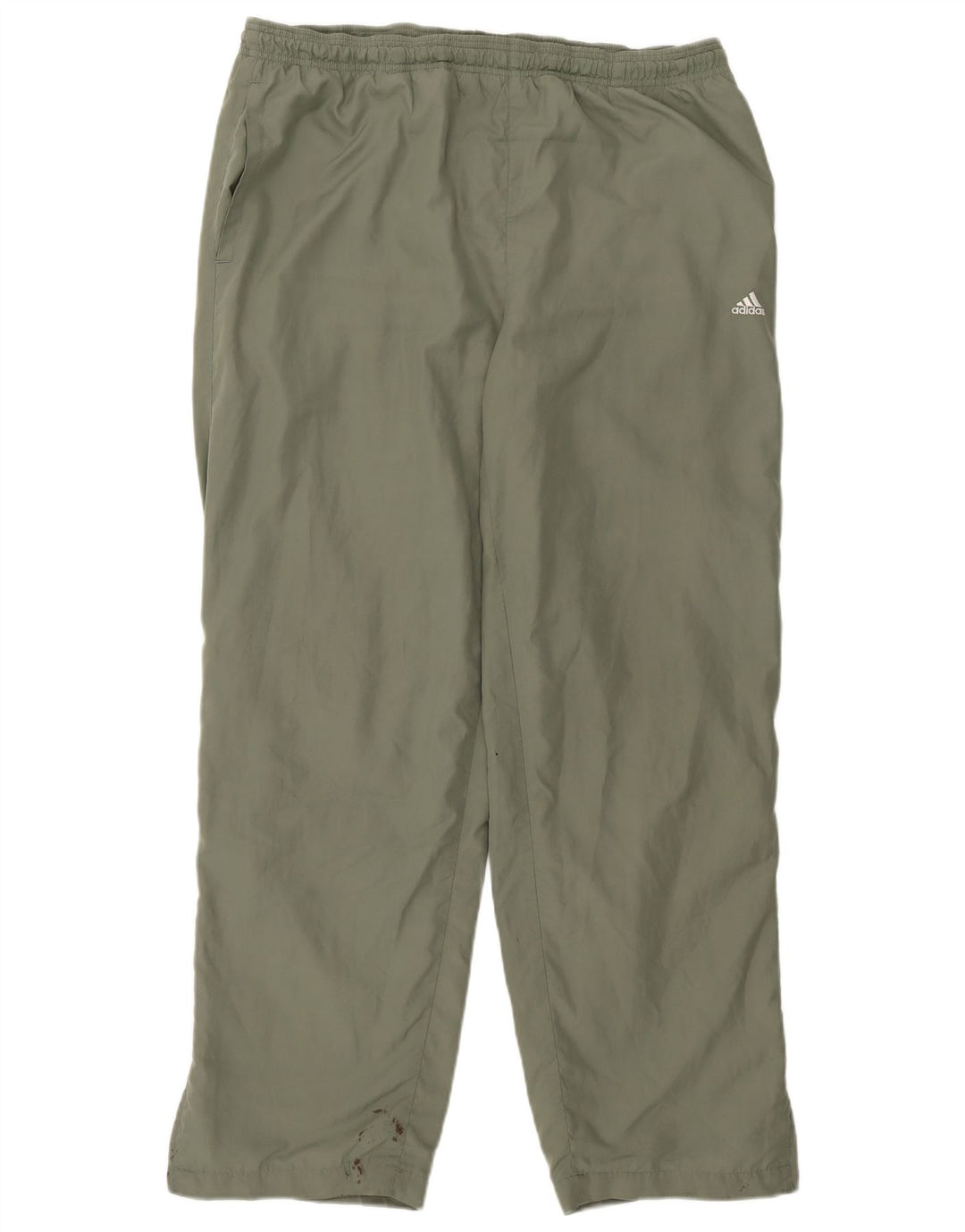 Pantaloni da tuta da uomo Adidas UK 44/46 Large Poliestere kaki