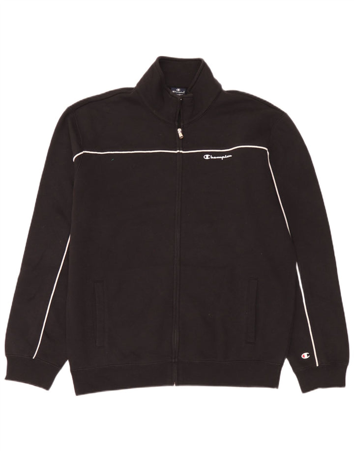 Giacca da tuta da uomo Champion XL in cotone nero