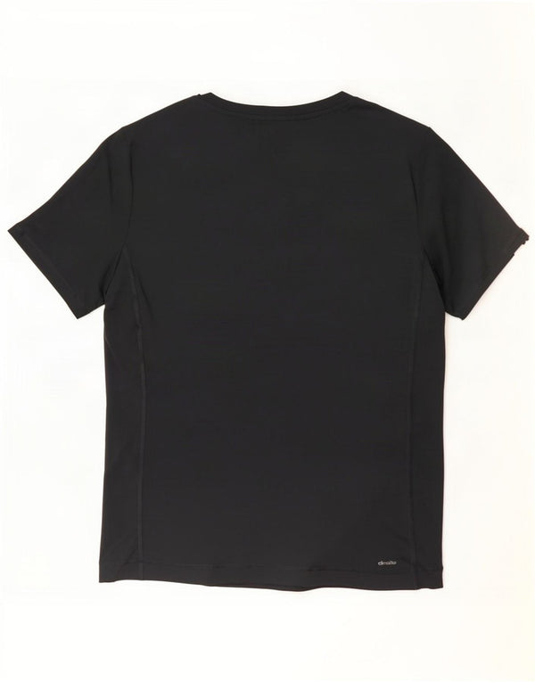 Adidas Womens Climalite T-Shirt Top UK 18 XL Black Polyester