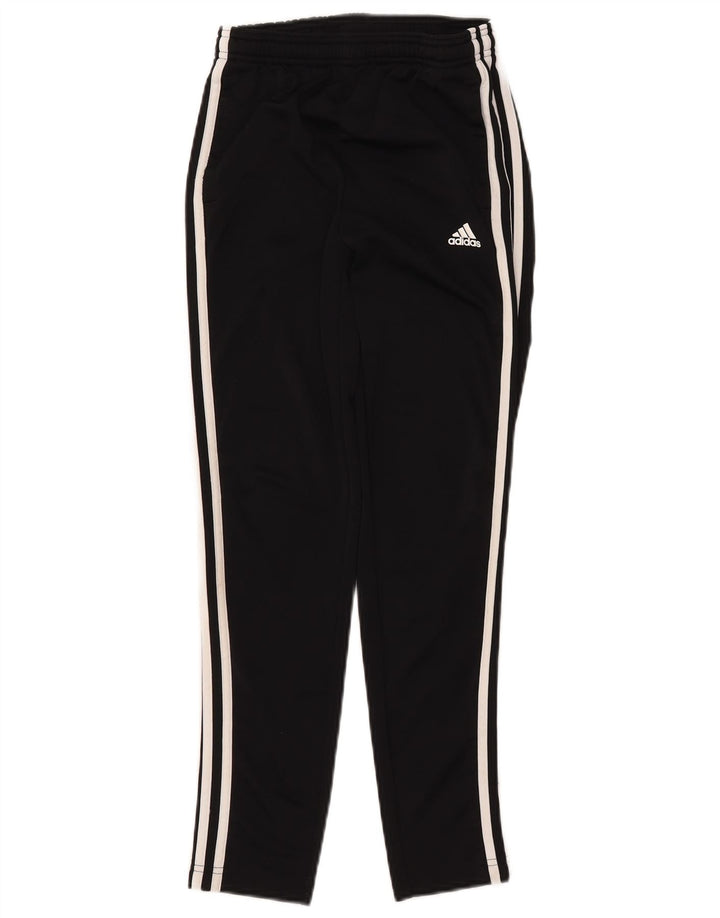 Pantaloni della tuta da bambina ADIDAS 11-12 anni in poliestere nero