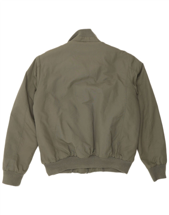 Giubbotto bomber Sherpa da uomo Kappa UK 38 nylon kaki medio