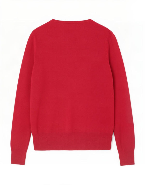 Marks & Spencer Womens Cardigan Sweater UK 14 Large Red Viscose