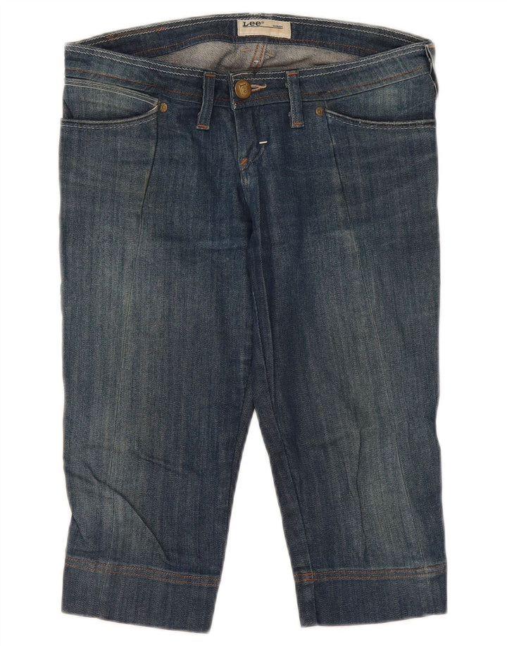 Jeans Lee Crystal Capri da donna W27 L17 cotone blu