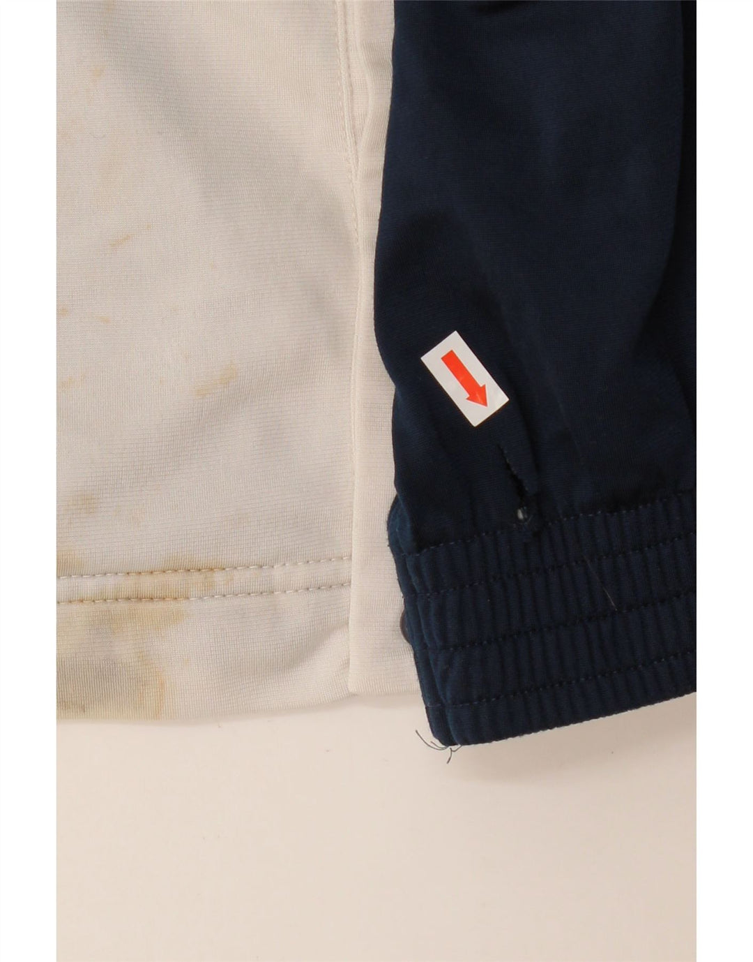 Giacca da tuta da uomo LOTTO UK 44/46 2XL Poliestere color block bianco