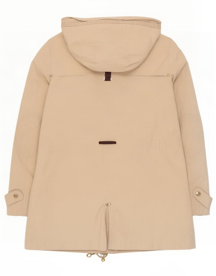 Giacca Parka con cappuccio da donna Zara UK 14 Poliestere beige medio