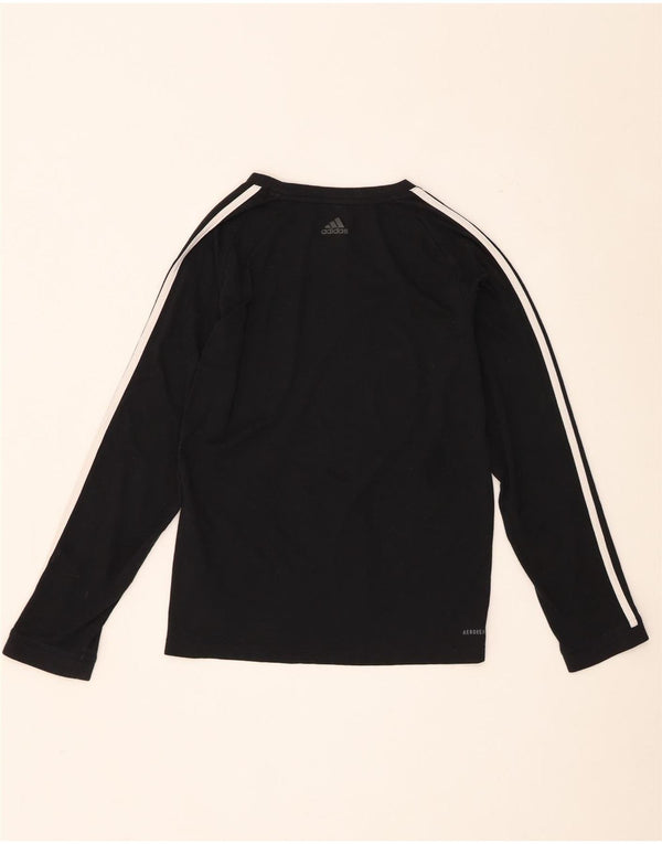 Adidas Aeroready Top da donna a manica lunga UK 12/14 Medium Nero Poliestere