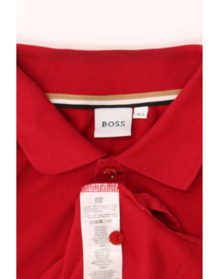 Polo Hugo Boss da bambino 13-14 anni piccola in cotone rosso