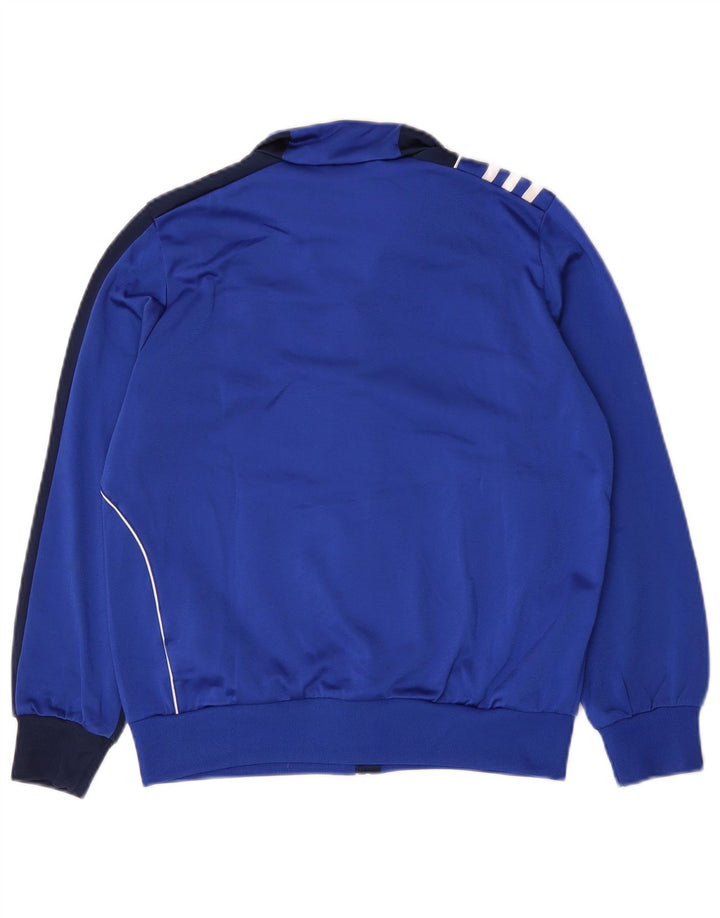 Giacca da tuta da ragazzo Adidas 11-12 anni in poliestere color block blu