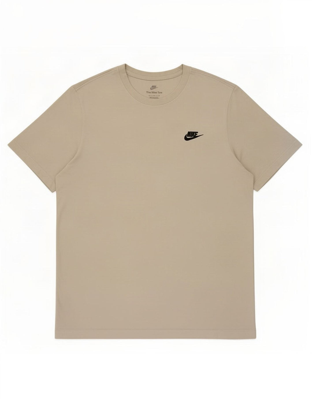 T-shirt da uomo Nike Top grande in cotone beige