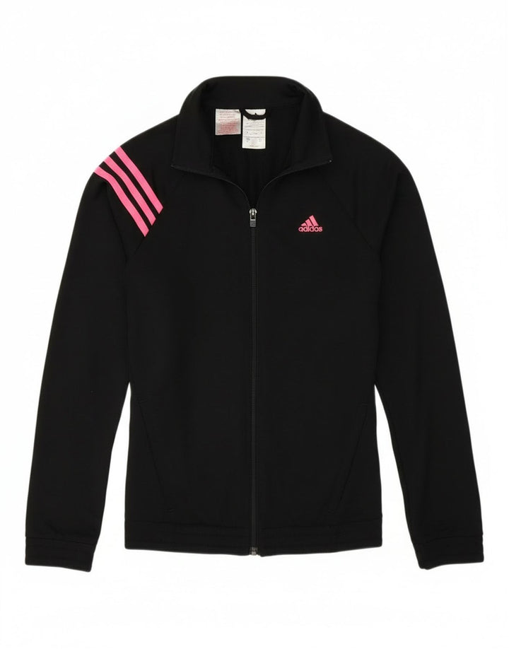 Giacca Tuta Adidas Bambina 13-14 Anni Poliestere Nera Sportiva