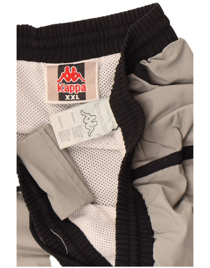 Pantaloncini da bagno da uomo Kappa 2XL Nylon color block grigio