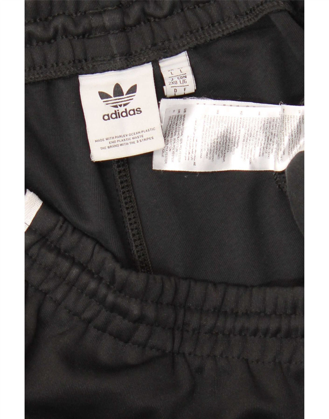 Pantaloni da tuta da uomo Adidas Joggers grandi neri in poliestere